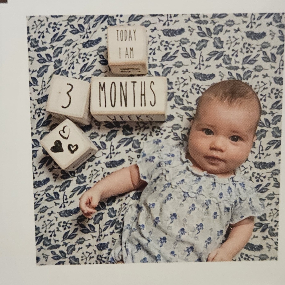 Baby Milestone Blocks - Picture 3 of 4